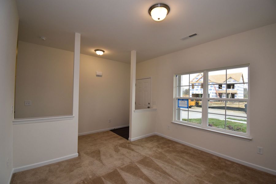 Representative furnished interior of a home built from the Irvine by Keystone Homes NC in The Wilcox, Greensboro (Image 13).