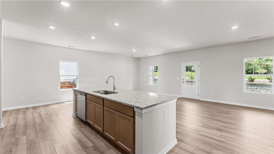 Furnished interior view inside a new home in Magnolia Trace, Flowery Branch (Image 4).