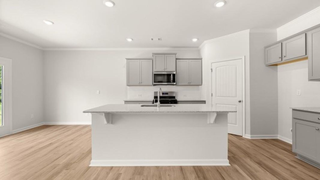 Furnished interior view inside a new home in Lost Creek, Dallas (Image 6).