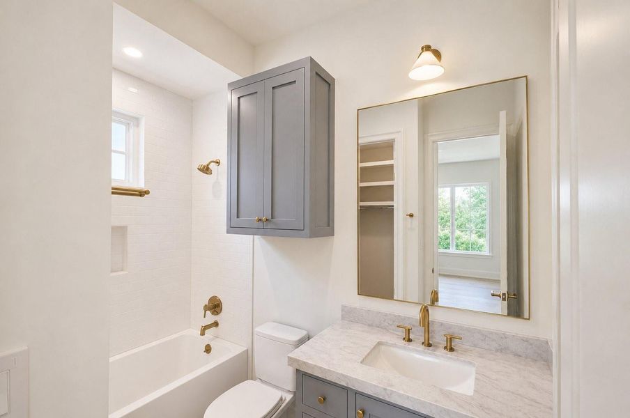 Furnished interior view inside a new home in , Houston (Image 10).