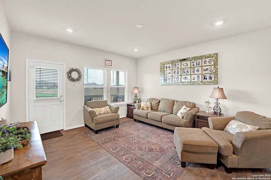 Furnished interior view inside a new home in The Links at River Bend, Floresville (Image 8).