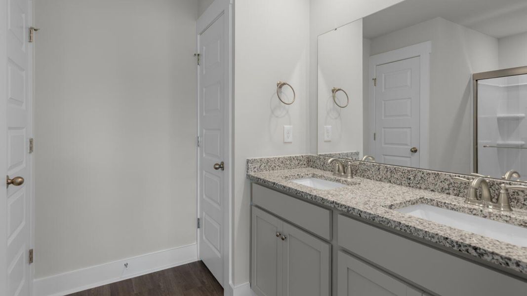 Furnished interior view inside a new home in Indigo Preserve Townhomes, Leland (Image 10).