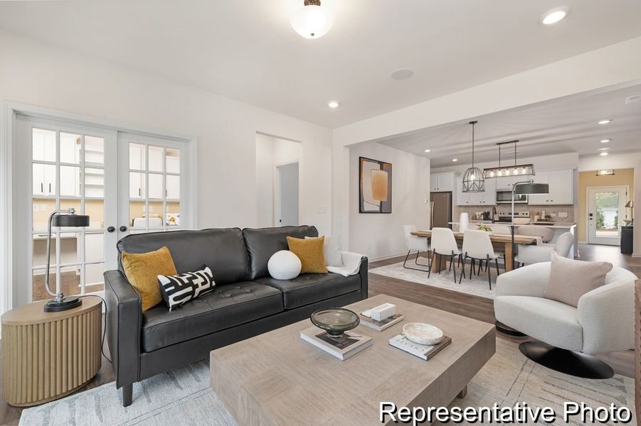 Furnished interior view inside a new home in Autumn Ridge, High Shoals (Image 11).