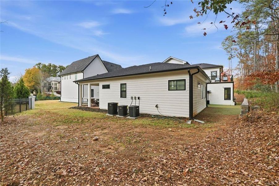 Exterior details and patio area of a home in , Alpharetta (Image 29).
