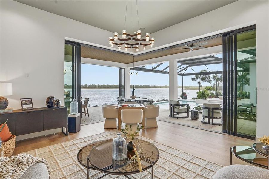 Furnished interior view inside a new home in , Sarasota (Image 53).