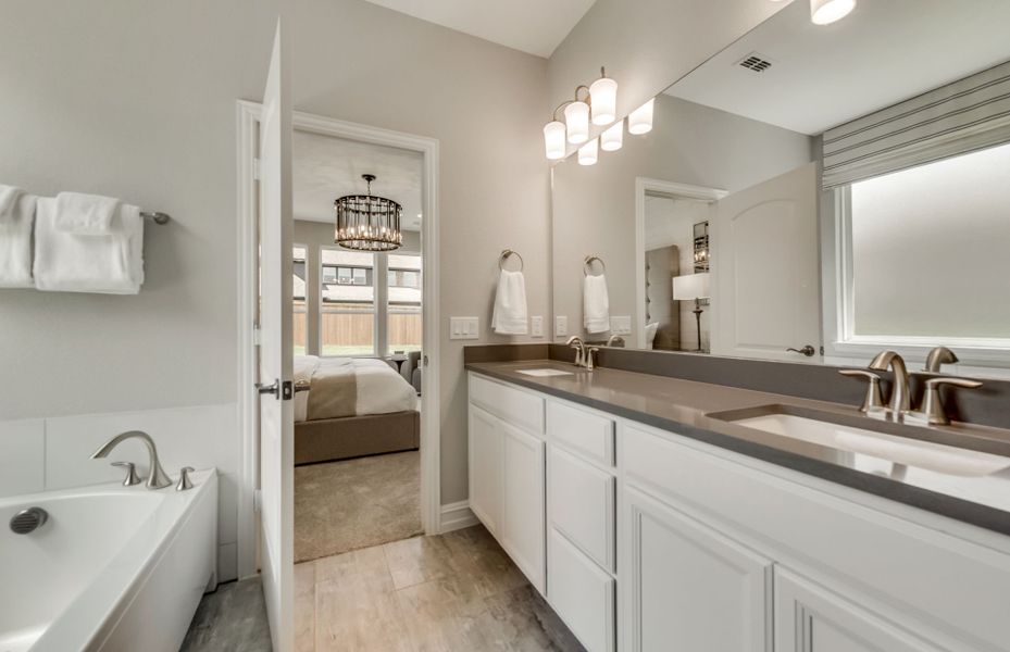Representative furnished interior of a home built from the Bell by Pulte Homes in Highland Lakes, McKinney (Image 19). Representative furnished interior of a home built from the Bell by Pulte Homes in Highland Lakes, McKinney (Image 19).