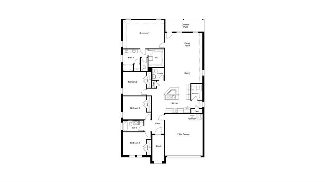 D.R. Horton's  Kingbird Floorplan - All Home and community information, including pricing, included features, terms, availability and amenities, are subject to change at any time without notice or obligation. All Drawings, pictures, photographs, video, square footages, floor plans, elevations, features, colors and sizes are approximate for illustration purposes only and will vary from the homes as built.