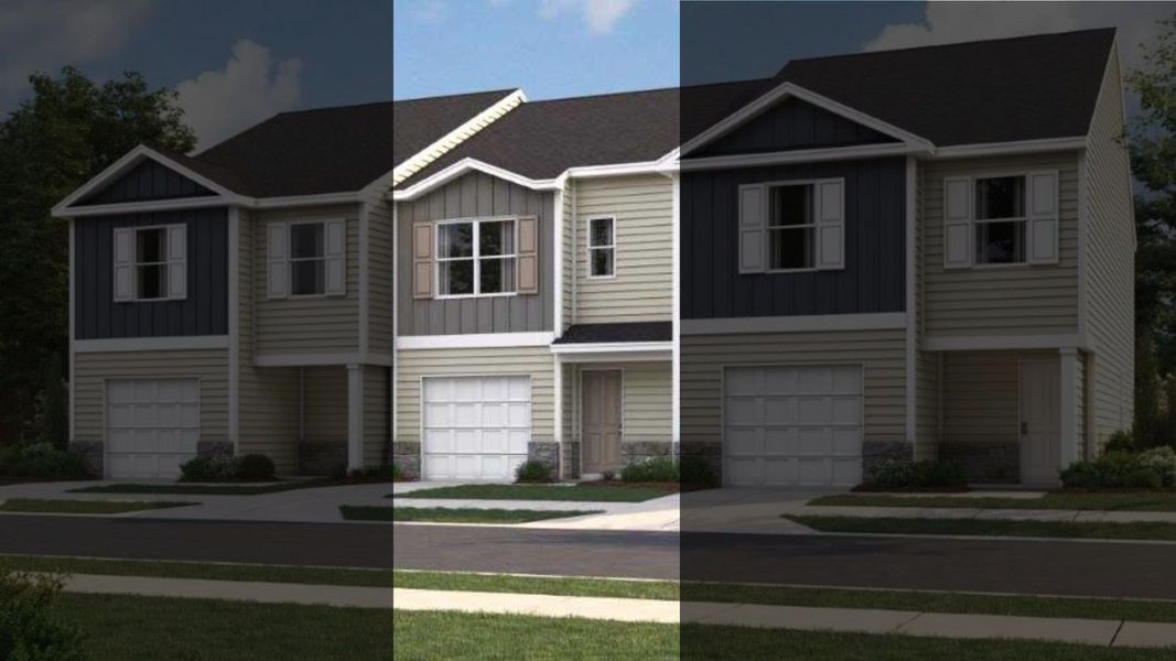 Representative exterior photo of a completed home built from the Altamont Townhome by D.R. Horton in Owensby Farms Townhomes, Dayton, TN (Image 2).