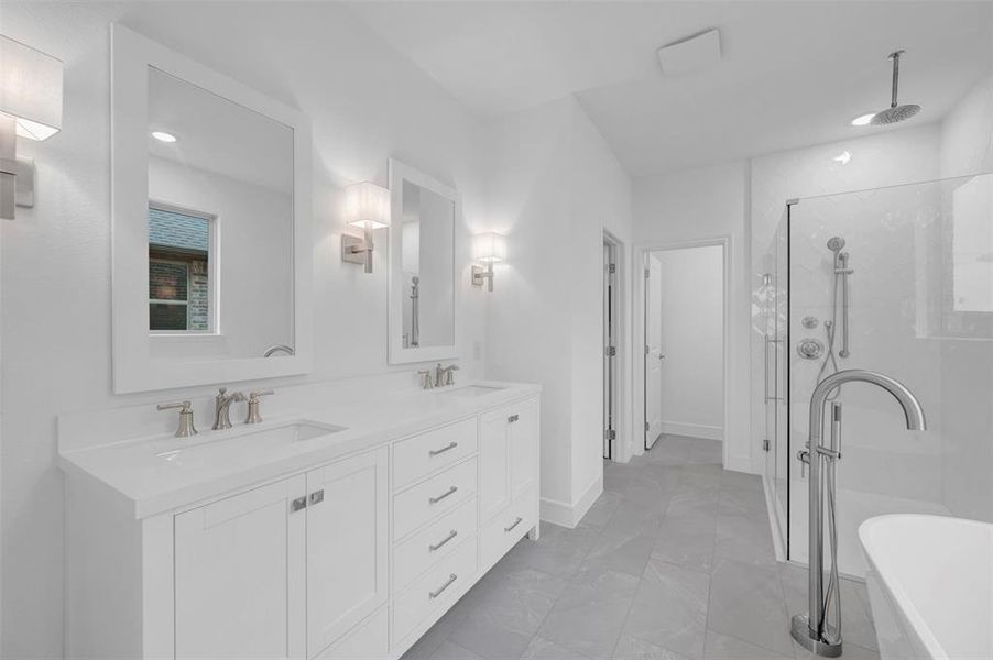 Furnished interior view inside a new home in Timberbrook, Justin (Image 8).