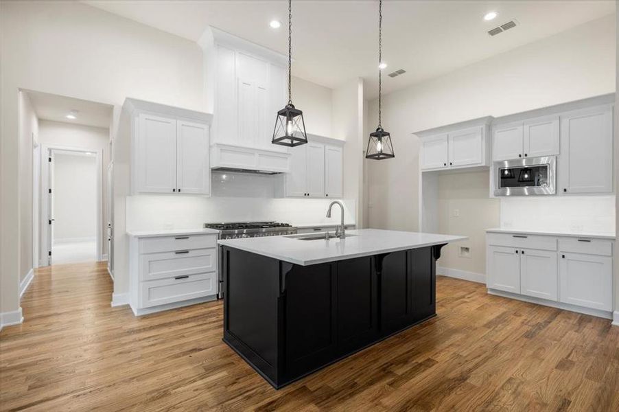 Furnished interior view inside a new home in , Mineola (Image 17).