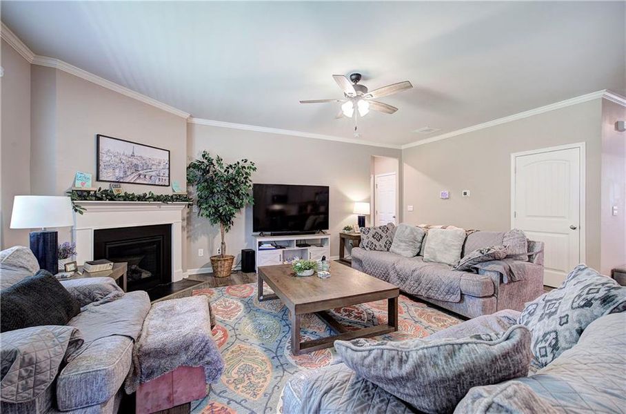 Furnished interior view inside a new home in , Cartersville (Image 37). Furnished interior view inside a new home in , Cartersville (Image 37).