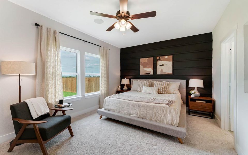 Furnished interior view inside a new home in Pecan Estates, Crosby (Image 22). Furnished interior view inside a new home in Pecan Estates, Crosby (Image 22).