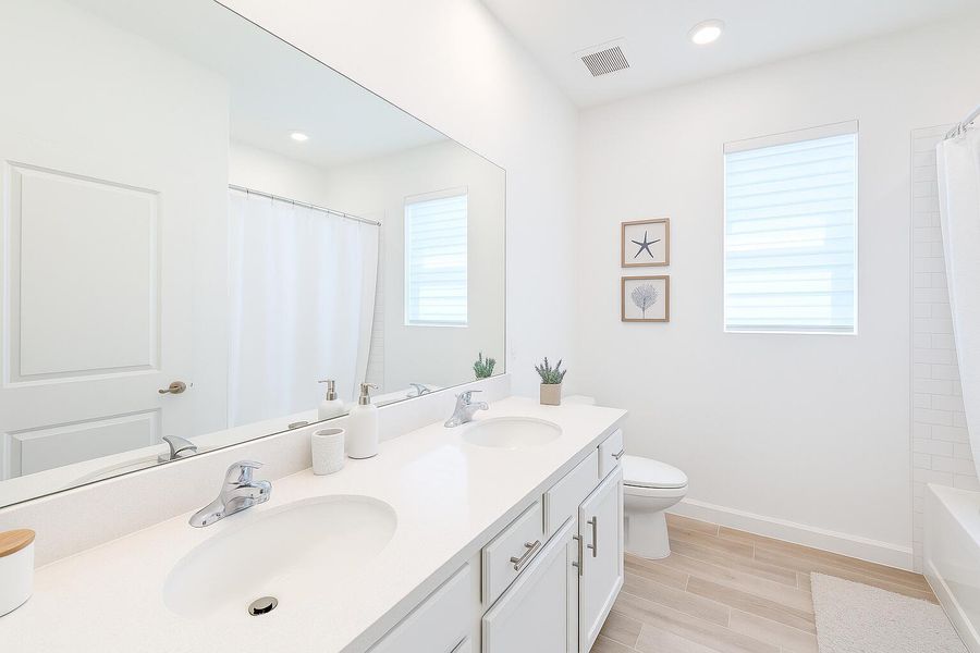 Furnished interior view inside a new home in Tradition - Cadence, Port St. Lucie (Image 10).