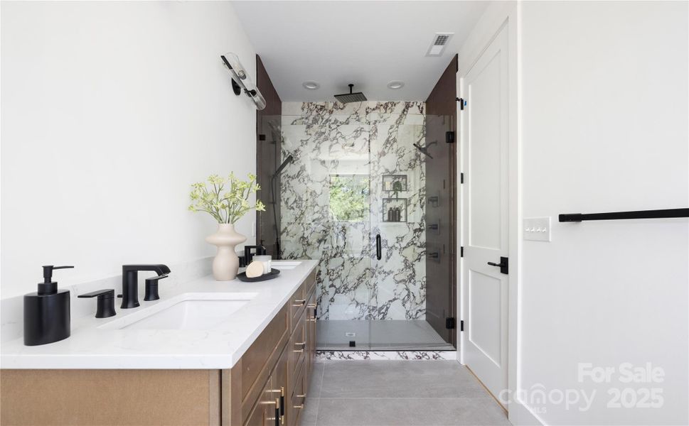 Furnished interior view inside a new home in , Charlotte (Image 10).