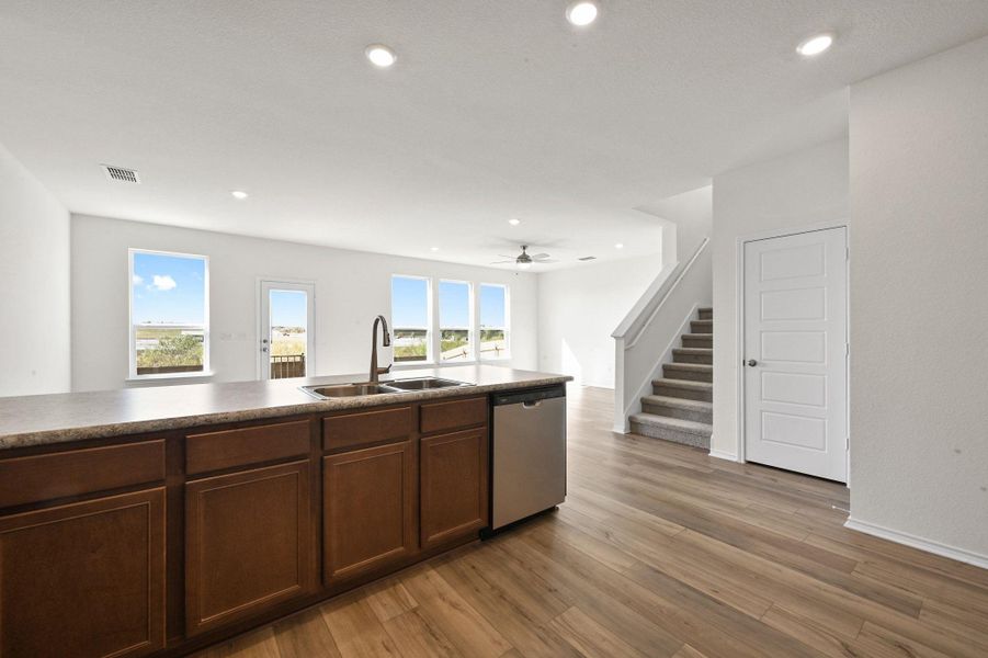 Furnished interior view inside a new home in Stoney Chase, Del Valle (Image 11).
