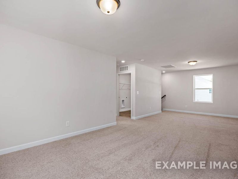 Spacious, unfurnished interior of a new home in Wendell Ridge, Wendell (Image 15).