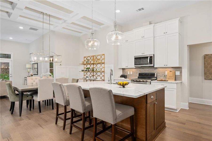 Furnished interior view inside a new home in , Gainesville (Image 9).