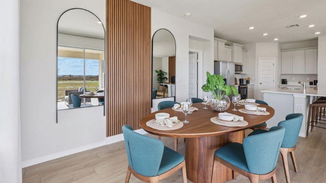 Furnished interior view inside a new home in Hawthorne Ranch, Lakeland (Image 10).