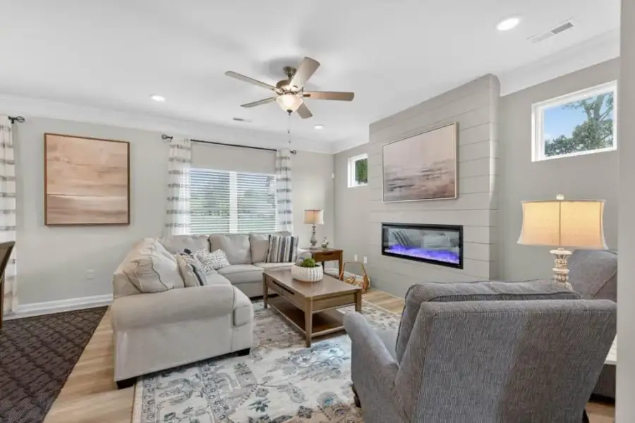 Furnished interior view inside a new home in The Stiles, Cartersville (Image 22).