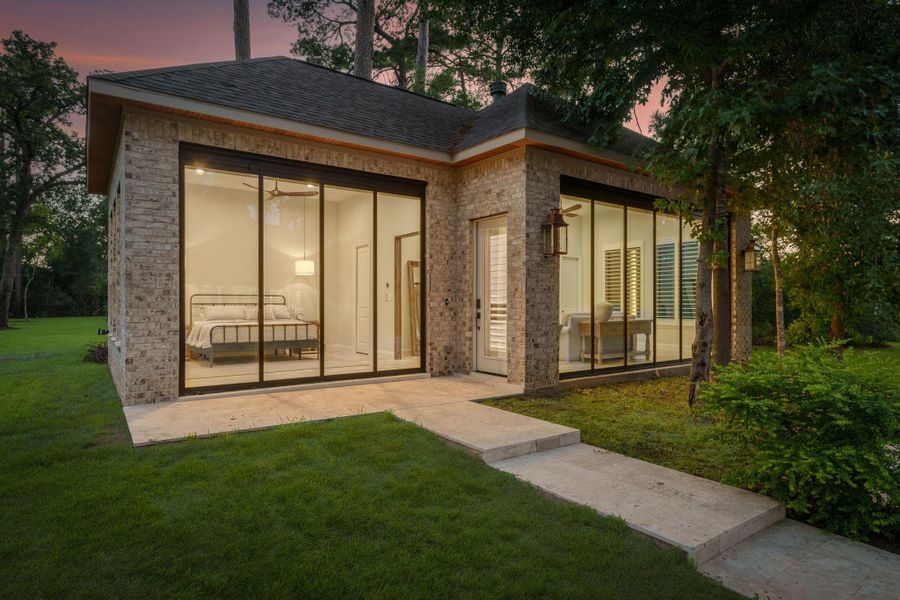 Exterior details and patio area of a home in , Tomball (Image 27).