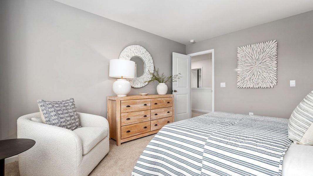 Furnished interior view inside a new home in The Landing at Summerhaven, Mebane (Image 21).