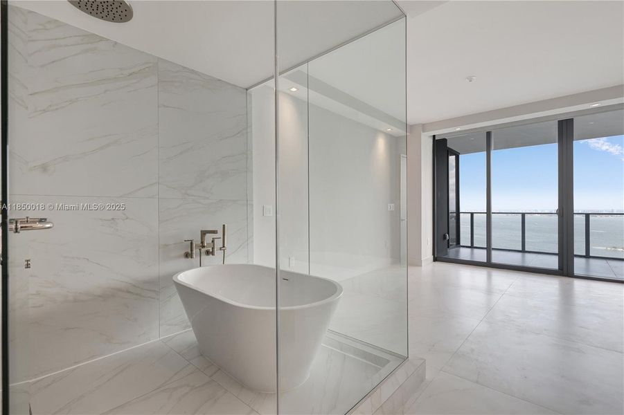 Furnished interior view inside a new home in , Miami (Image 19).