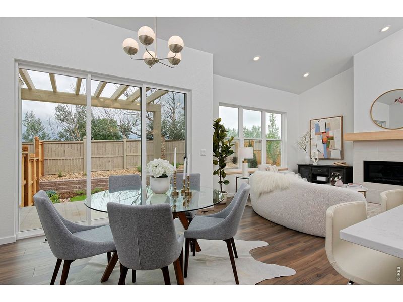 Furnished interior view inside a new home in West Grange, Longmont (Image 18).