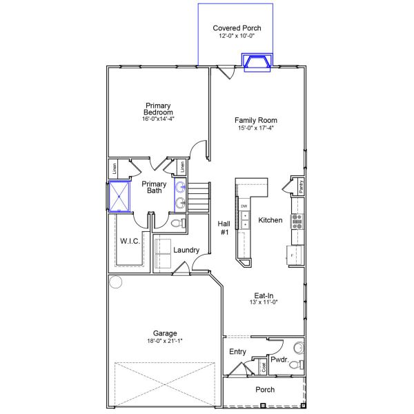 2D floor plan layout of this home in Hanes Lake, Winston-Salem, NC (Image 3). 2D floor plan layout of this home in Hanes Lake, Winston-Salem, NC (Image 3).