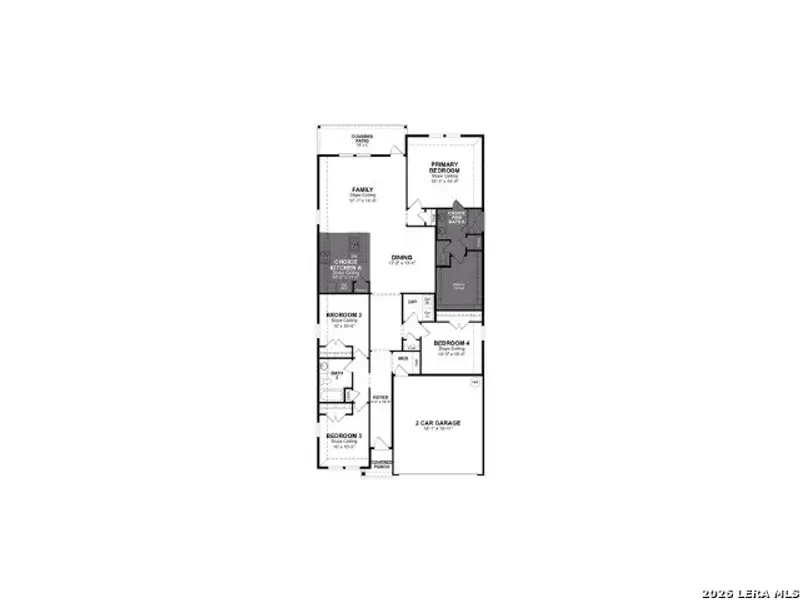 2D floor plan layout of this home in Hunter's Ranch, San Antonio, TX (Image 2). 2D floor plan layout of this home in Hunter's Ranch, San Antonio, TX (Image 2).