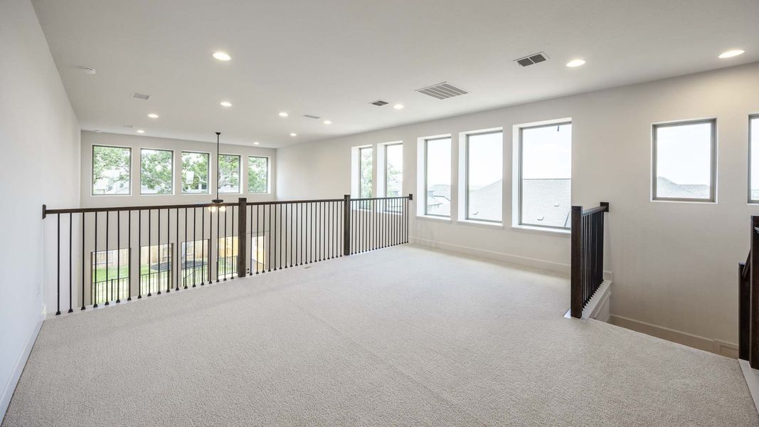 Spacious, unfurnished interior of a new home in Parkside on the River West, Georgetown (Image 15). Spacious, unfurnished interior of a new home in Parkside on the River West, Georgetown (Image 15).