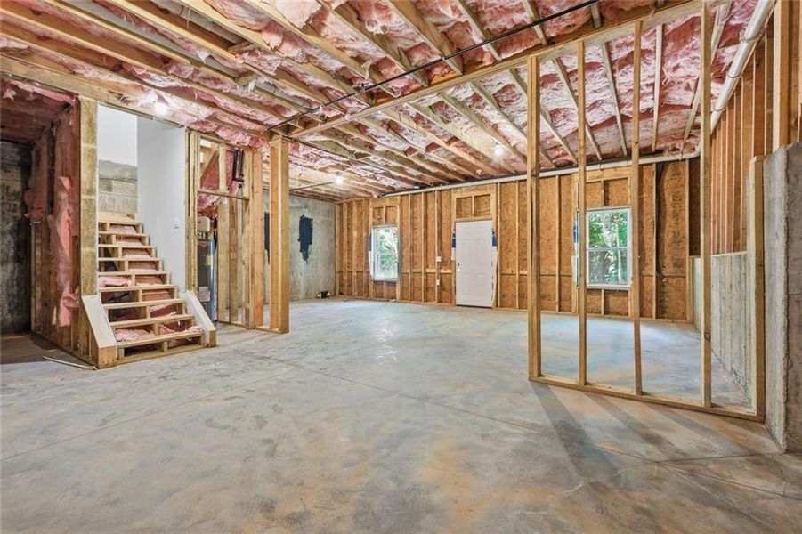 In-progress construction of a new home in , Ellenwood, GA (Image 38).