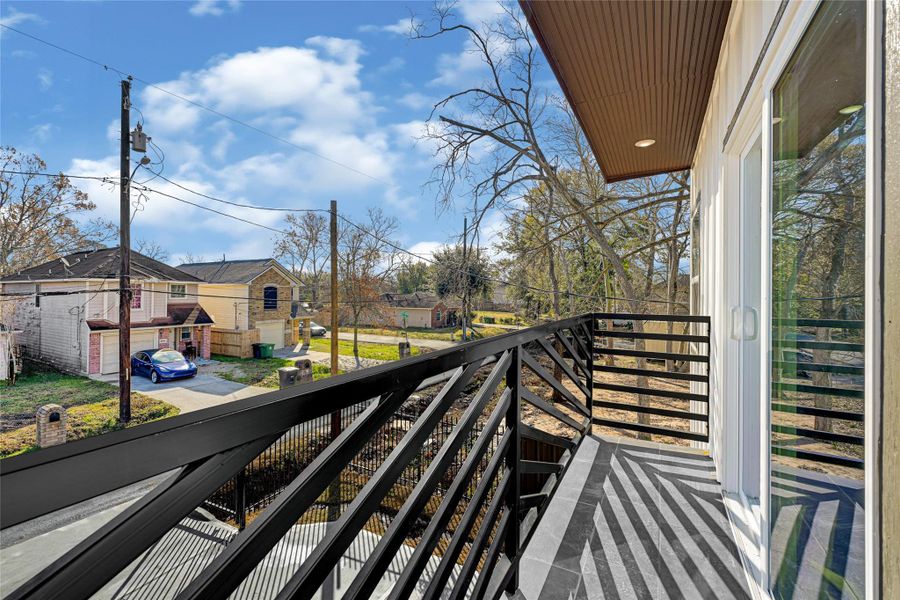 balcony in the Master bedroom