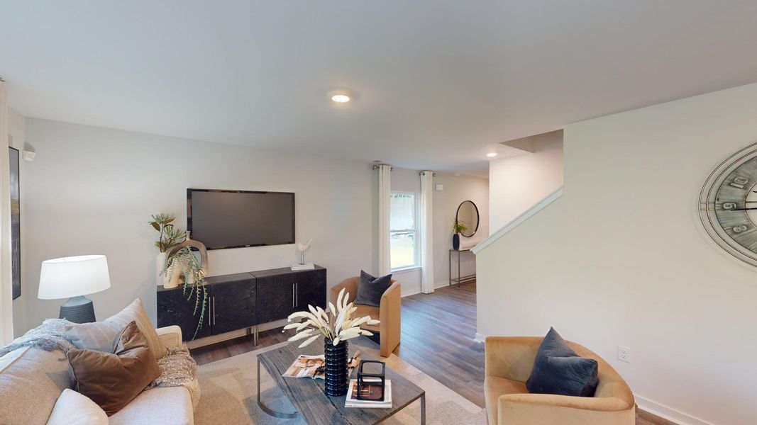 Furnished interior view inside a new home in Cardinal Creek, Charlotte (Image 11).
