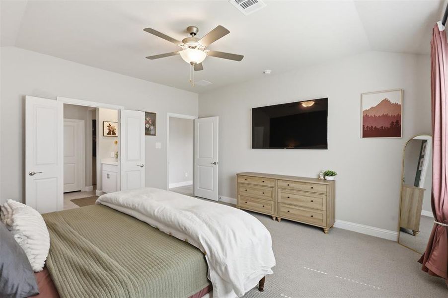 Furnished interior view inside a new home in Tesoro at Chisholm Trail Ranch, Crowley (Image 30).