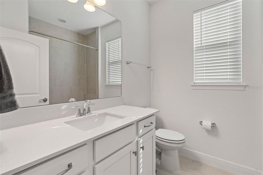 Furnished interior view inside a new home in Lakes at Harmony, Harmony (Image 15).