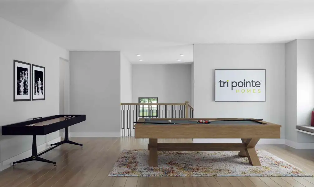 Furnished interior view inside a new home in Woodson’s Reserve, Spring (Image 9).