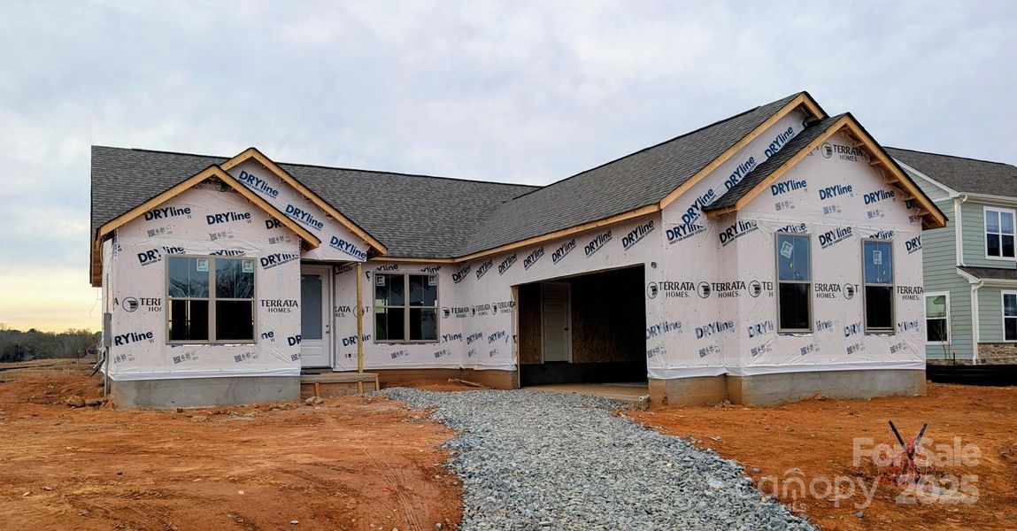 In-progress construction of a new home in Stoneridge Hills, Rock Hill, SC (Image 23).