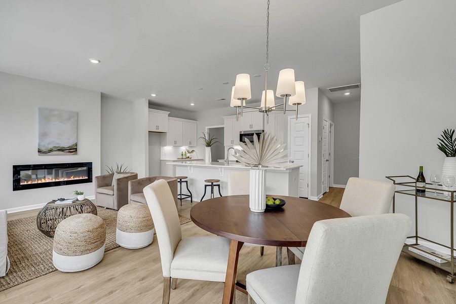Furnished interior view inside a new home in Pineland Preserve, Summerville (Image 11).