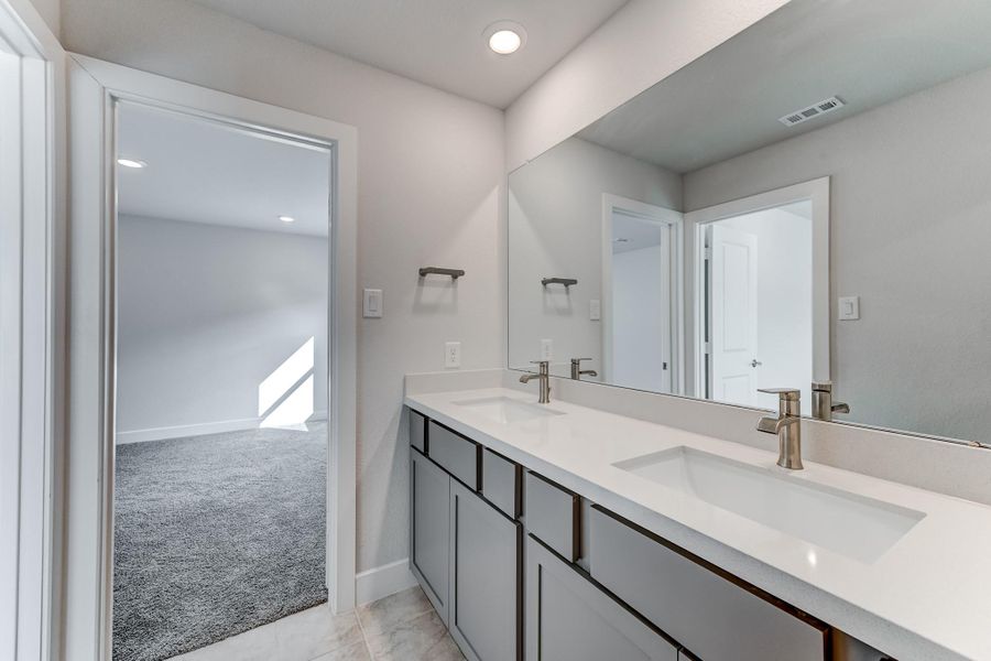 Furnished interior view inside a new home in , Cypress (Image 6).