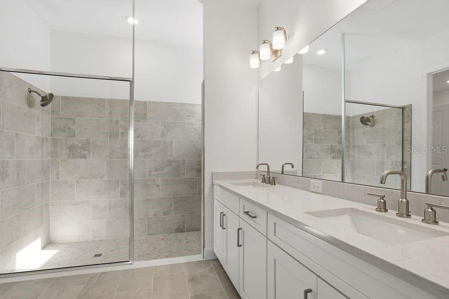 Furnished interior view inside a new home in Esplanade at Coasterra, Palmetto (Image 11).