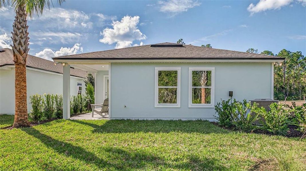 Exterior details and patio area of a home in Grand Reserve, Bunnell (Image 3). Exterior details and patio area of a home in Grand Reserve, Bunnell (Image 3).