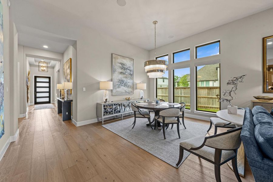 Furnished interior view inside a new home in , Fulshear (Image 18).