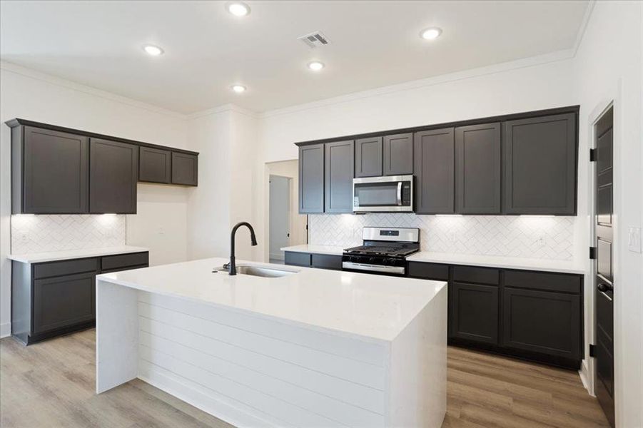 Furnished interior view inside a new home in The Preserve At Country Ridge, Sherman (Image 6).