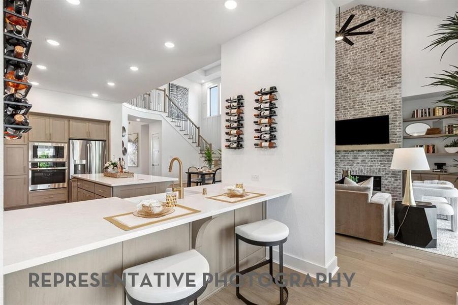 Furnished interior view inside a new home in Mosaic, Celina (Image 23).