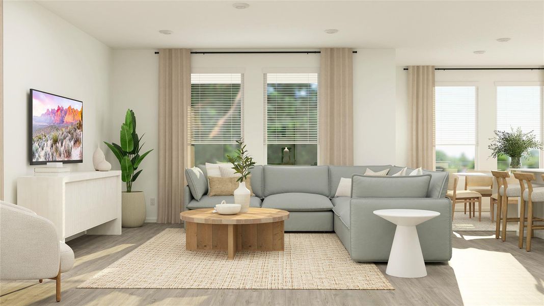 Furnished interior view inside a new home in Elm Creek, Elgin (Image 22).