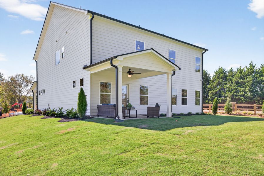 Exterior details and patio area of a home in Allen Manor, Hoschton (Image 2). Exterior details and patio area of a home in Allen Manor, Hoschton (Image 2).