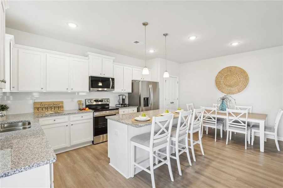 Furnished interior view inside a new home in Fairview Lake, Conyers (Image 11).