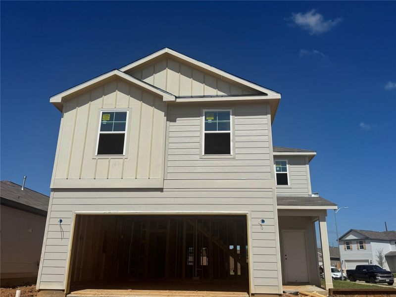 In-progress construction of a new home in Paloma at Sanford Farms, Waller, TX (Image 33). In-progress construction of a new home in Paloma at Sanford Farms, Waller, TX (Image 33).