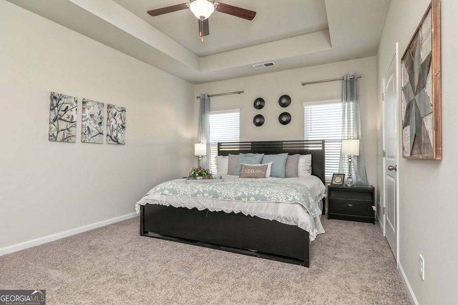 Furnished interior view inside a new home in Cobblestone Crossing Commons, Byron (Image 18).