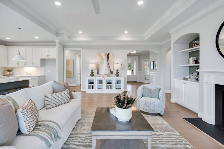 Representative furnished interior of a home built from the Pierre's Bay by Kent Homes in Oyster Harbour, Supply (Image 121).